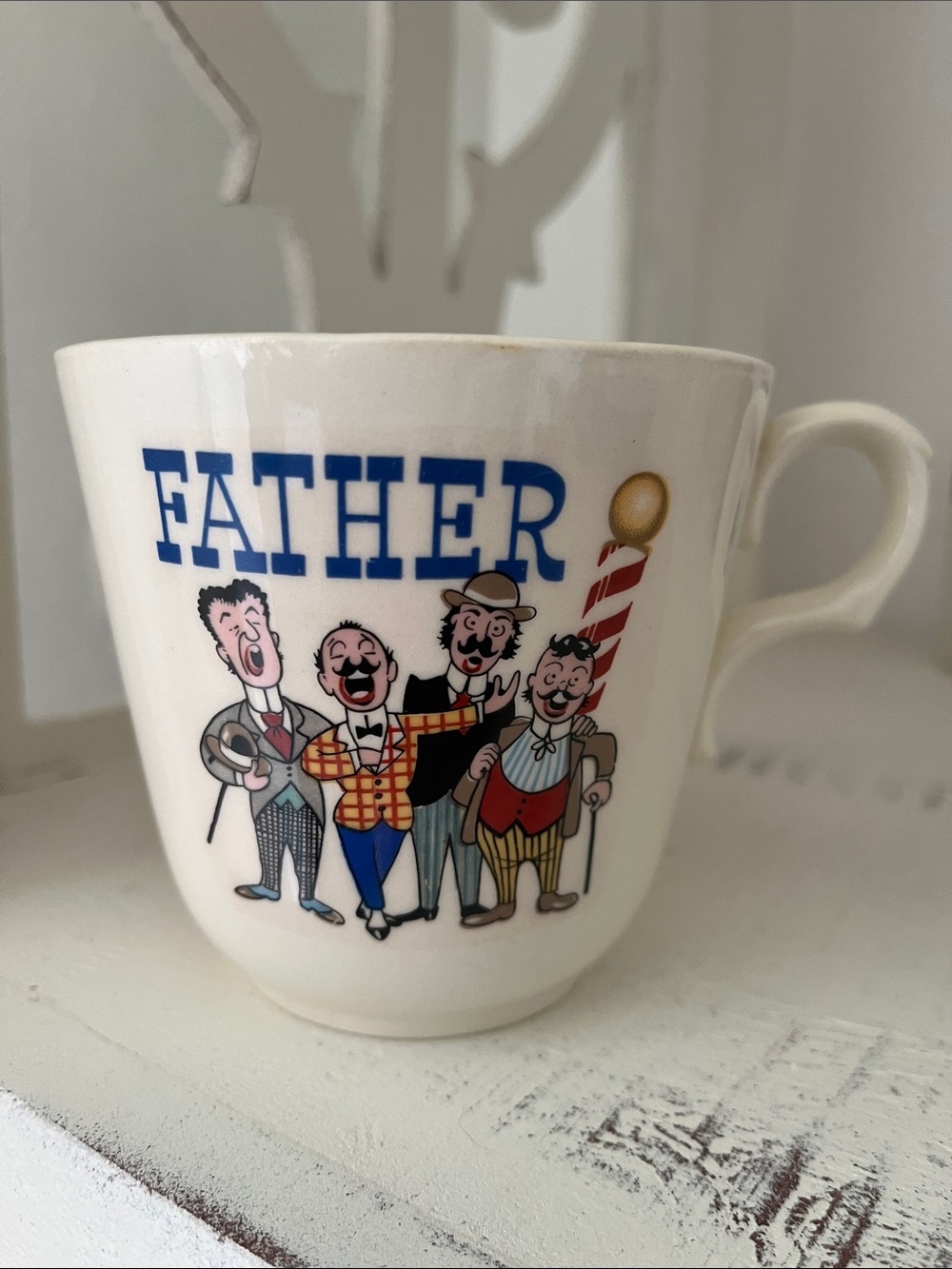 ✨Vintage Father Barbershop Quartet Ceramic Coffee Mug Father’s Day Humor